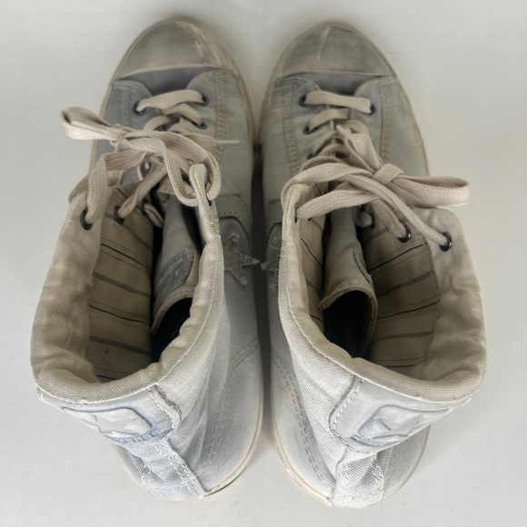 Converse High Top Lace Up Casual Shoes Sneakers Men 44.5 US 10.5 Washed Textile - Picture 11 of 16